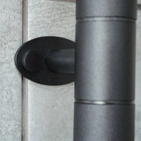 Uscător electric rotativ pentru prosoape ARABESQUE 150W/230V 64,6cm IP44 negru