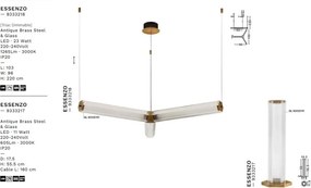 Lustra LED suspendata design decorativ ESSENZO