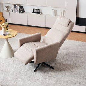 Fotoliu confortabil cu funcție de relaxare, Gri | Aosom Romania