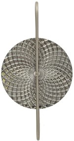Mauro Ferretti Lampa De  Perete Argintie cm 28X15X54 | Aosom Romania