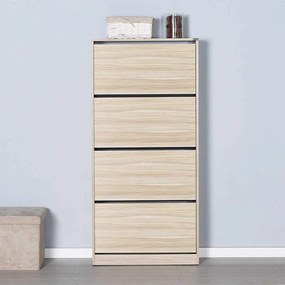 Pantofar Adore XL, 4 compartimente, capacitate 24 perechi incaltaminte, 73 x 157 x 26 cm