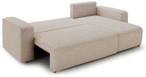 Colțar extensibil Avia Mini universal - bej țesătură boucle Gerra 105
