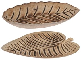Platou deco Tropical Leaf din lemn aprox 32x28 cm - 2 modele