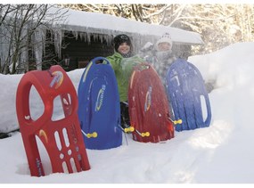 Sanie din plastic Rolly Toys roșu, 45 x 96 cm