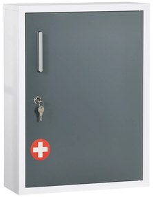 Kleankin Dulap Medicamente pentru Montare pe Perete, cu 3 Nivele, Ideal pentru Baie și Bucătărie, Design Compact și Funcțional | Aosom Romania