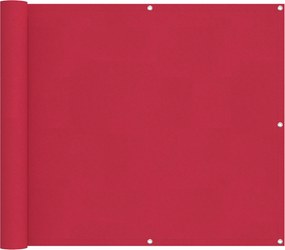 vidaXL Ecran de balcon Burgundy 100 x 1000 cm Material Oxford