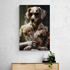 Tablou animal gangster cățea dalmată