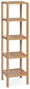 Raft din bambus 5 etajere, 140 cm, 5 etaje