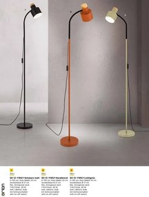 Lampa de podea cu spot directionabil Gili verde deschis