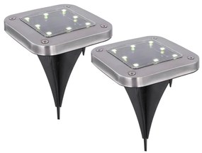 SET 2x corp de iluminat LED solar SOLAR LED/0,8W/1,2V IP44 Globo 33414Q-2