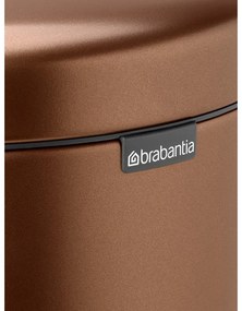 Coș de gunoi bronz cu pedală din oțel 30 l NewIcon – Brabantia