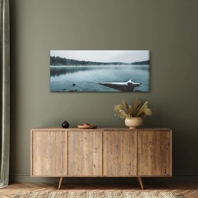 Tablou - lacul nordic înghețat (120x50 cm)