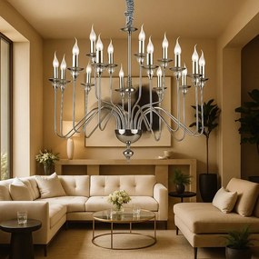 Candelabru 16 brate crom diam. 90cm ARTU SP16 073149