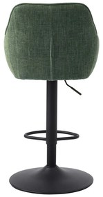 Scaune de bar verzi 2 buc. (înălțime șezut 69 cm) Avola – Unique Furniture