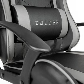 Scaun pentru jocuri video VARR Zolder negru/gri