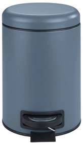 Coș cu pedală pentru baie Wenko Leman, 3 l, albastru