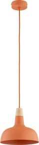 Candelabru suspendat pe cablu RODOS, 1xE27/15W/230V, portocaliu