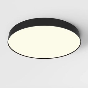 Plafoniera LED design tehnic Zoom D-60cm 3000K negru