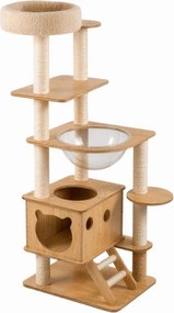 Ansamblu pentru pisici HAPPY CAT 147x40x40 cm, bej