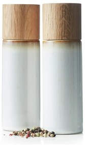 Set de râșnițe de sare și piper alb 2 buc. din ceramică Gastro Cream – Bitz