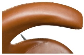 Scaun din piele artificială DAN-FORM Denmark Flair, maro