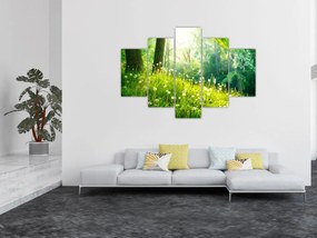 Tablou - Pajiște magică plină de păpădii (150x105 cm)