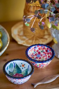Bol pentru servire, ceramică colorată – Florist