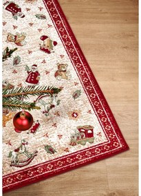 Covor roșu din amestec de bumbac 50x80 cm cu model de Crăciun Toy's Delight Red Christmas – Villeroy&amp;Boch