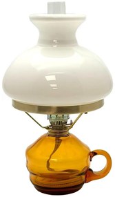 Lampă cu gaz lampant KLÁRA 34 cm chihlimbariu