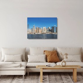 Tablou pe sticlă - Manhattan în New York (70x50 cm)