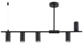 Lustră pe tijă URANOS 5xGU10/10W/230V, negru