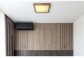 Plafoniera LED cu efect de lemn XAVVI