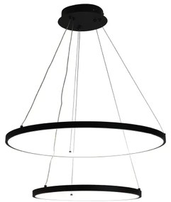 Lustră LED dimabilă pe cablu LED/75W/230V 3000-6500K + telecomandă