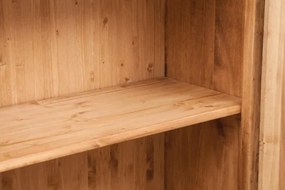 Vitrina L120 37 H197 cm, lemn masiv