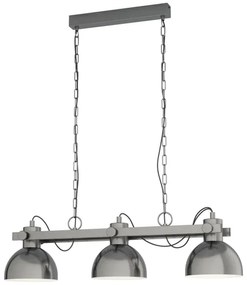Eglo 43168 - Lustră pe lanț LUBENHAM 3xE27/28W/230V