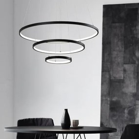 Lustră LED pe cablu LED/42W/230V 3000K negru