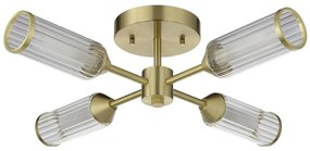 Lustră aplicată Endon 106946 TOUR 4xG9/3W/230V alamă