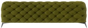 Canapea verde cu tapițerie din catifea 243 cm Chelsea – Ropez