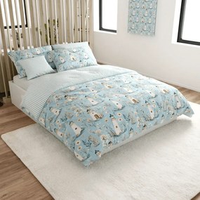 Lenjerie de pat din bumbac LIGHTHOUSE POLY albastru Dimensiune lenjerie de pat: 70 x 90 cm | 140 x 200 cm