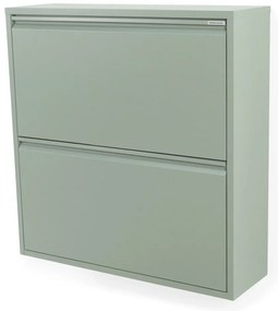 Pantofar verde-gri din metal Billy – Spinder Design