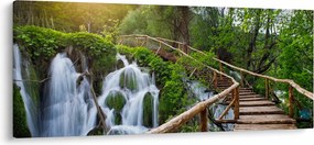 Tablou - Lacurile Plitvice (120x50 cm)