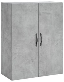 834982 vidaXL Dulap pe perete, gri beton, 69,5x34x90 cm, lemn prelucrat