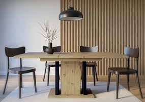 Masă de sufragerie Wogrun (artisan + Negru) (pentru 6 până la 8 persoane). 1055273