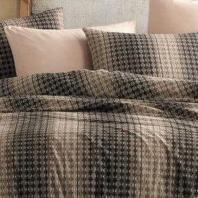 Bedtex Lenjerie de pat din bumbac Oberon maro ,140 x 200 cm, 70 x 90 cm