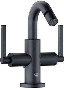Baterie bideu Kludi Nova Fonte Puristic dubla comanda negru mat