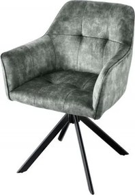 Set de 2 scaune pivotante Loft, verde