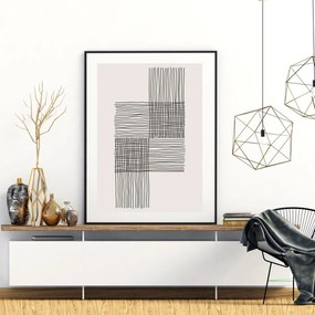 Poster - Abstracție pictată (A4)