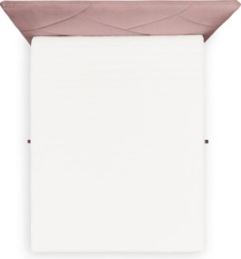 Pat boxspring Wasil 180x200 cu spațiu de depozitare - catifea roz hidrofobă Element 18