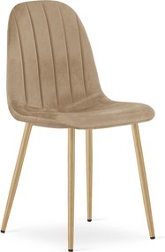 Scaun de masa PADVA VELVET, maro