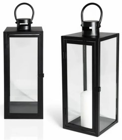 Felinar decorativ 63 cm, negru